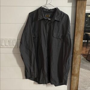 Men's Black Button-Up Jacket
